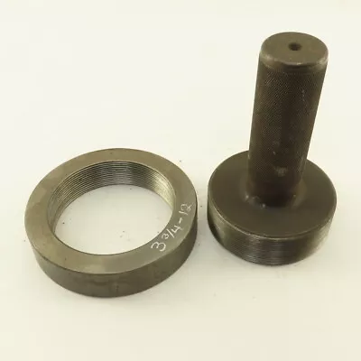 3-3/4 -12 Thread Plug Gauge W/Ring • $133.28