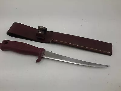 Normark Stainless Fillet Knife With Sheath Made In Finland • $14.95