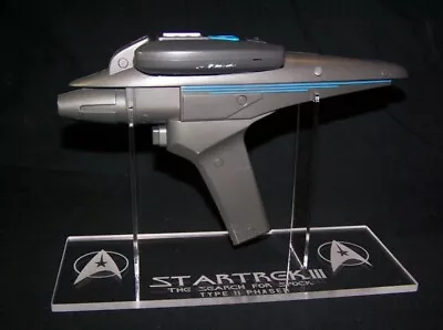 Acrylic Display Stand For Diamond Select Star Trek III SFS Phaser Prop Replica • $16.79