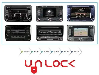 SKODA AUDI VW Radio Unlock Service Pin Code Decode Service READ BEFORE BUYING • £3.37
