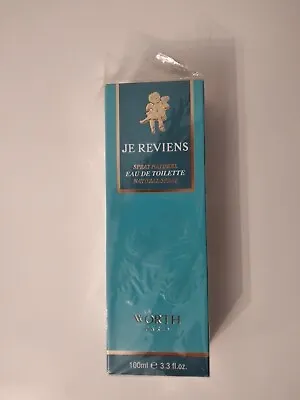 Vintage Je Reviens By Worth Paris Eau De Toilette 3.3 Fl Oz/100 Ml Natural Spray • $29.99