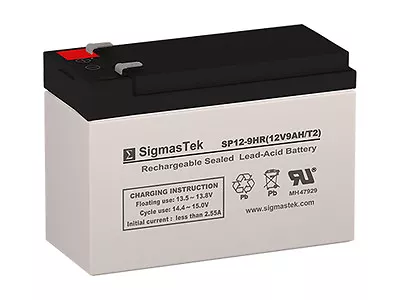 12V 9Ah F2 SLA Battery Replacement For APC BACK-UPS ES BE750G By SigmasTek • $23.99