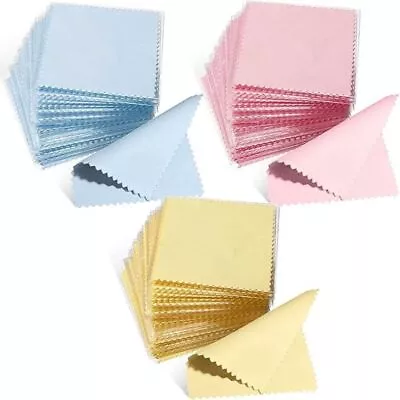 150pcs Jewelry Cleaning Polishing Cloth Sterling Silver Gold Platinum Anti Dust • $17.99