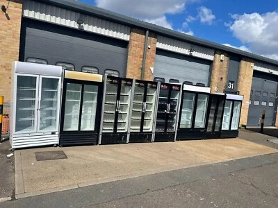 £749 • Buy Double Door Drink Display Fridge Sandwich Fridges Fully Serviced 07401 241724