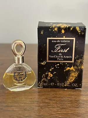 Vintage Van Cleef Arpels First French Perfume EDT  .17 Oz Mini 5ml • $25