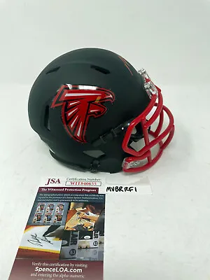 MICHAEL MIKE VICK Atlanta Falcons SIGNED CUSTOM Mini HELMET W/ JSA COA N • $97.49