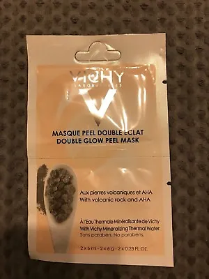 Vichy Double Glow Peel Mask 2 X 6 ML/6 G/0.23 Oz NEW 2 Masks • $5.47