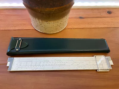 Vintage 1947  K&E  KEUFFEL & ESSER CO. No. 68 1210 WOOD SLIDE RULE W/ Case • $49.95