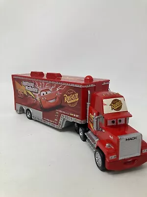Disney Pixar Car Mack Hauler Truck Lightning Mcqueen Rust-Eze Mattel No CAR-READ • $9.99