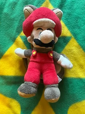 Super Mario Bros Flying Squirrel Mario 9  Plush Doll • $15