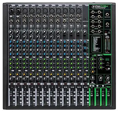 Mackie ProFX16v3 16-Channel 4-Bus Professional Effects Mixer W/USB ProFX16 V3 • $494.99