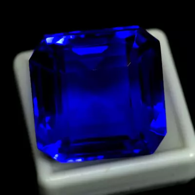 70.30 CT AAA Natural Rare Transparent Blue Tanzanite Gemstone GIE Certified • £85.70