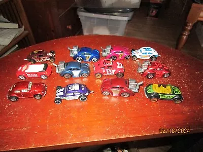 1980's 1983 To 1990's Hot Wheels VW Volkswagen Beetle Car Lot (13) • $8.99