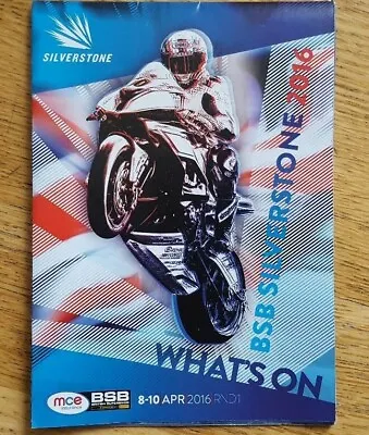 £0.60 • Buy BRITISH SUPERBIKES..bsb...WHATS ON GUIDE 2016.  NEW..
