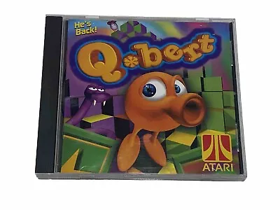 1999 Sealed New Q*Bert CD Rom Atari PC Video Game Vintage Hasbro 3D Arcade • $15.99