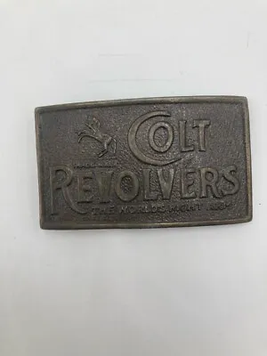 Colt Revolvers Western Cowboy Guns Firearms Vintage Belt Buckle • $14.99