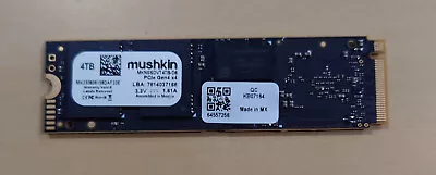 Mushkin Vortex 4TB PCIe Gen4 X4 NVMe M.2 2280 Internal SSD - PS5 PC Gaming • $237.79