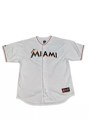 Majestic Men's Miami Marlins Jersey Sz XL Multicolor  Blank • $30.14