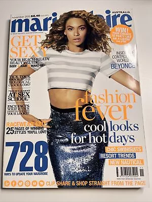 Marie Claire Australia Magazine November 2013 Beyonce Knowles Cover • $29