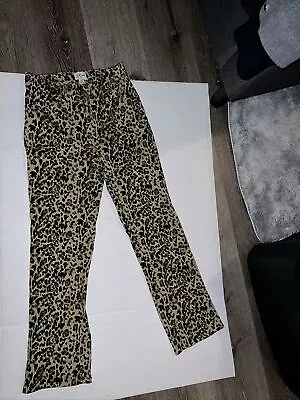 Re-Imagined By J. Crew Cheetah Print Jeans Pants Size 25 • $18.99