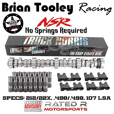 BTR LS Truck Norris NSR Cam Kit Brian Tooley Camshaft GM LS7 Lifters & Guides • $613.99