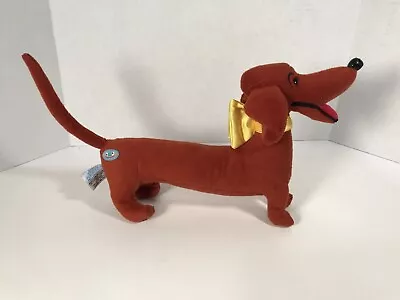 Yottoy 14” Pretzel Dachshund Dog Curious George Soft Plush Stuffed Animal Toy • $9.99