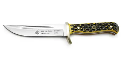 $179.95 • Buy PUMA SGB Trail Guide, Jigged Bone Knife 6116382B German Steel Blade