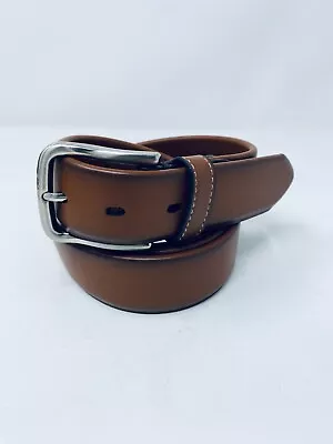 Dockers Mens XL 42 44 Brown Vegan Leather Dress Belt • $12.57