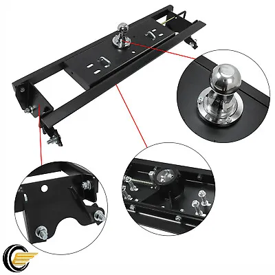 30000 Lbs Double Lock Gooseneck Trailer Hitch Kit For 2015-2020 Ford F150 F-150 • $250