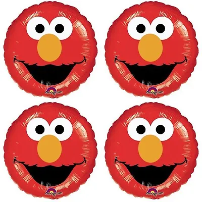 Elmo Baby Boy's 1st Birthday Balloons - Set Of 4- Sesame Street Party • $10.99