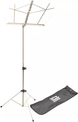 SM7122NB Compact Folding Sheet Music Stand With Bag Nickel • $38.66