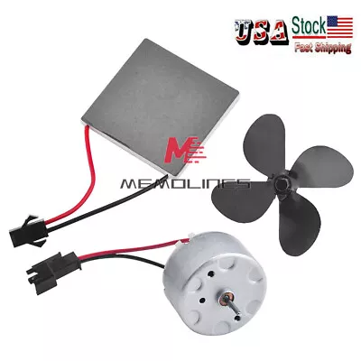 Thermoelectric Power Generator Peltier Module 4x4cm Stove Fan Repair Part Kit US • $11.99