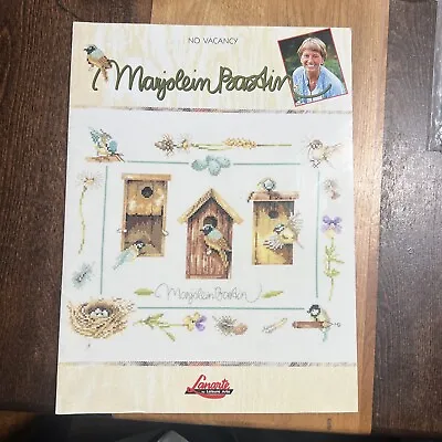 Marjolein Bastin No Vacancy Bird House Cross Stitch Pattern Chart Leaflet 3168 • $17.99