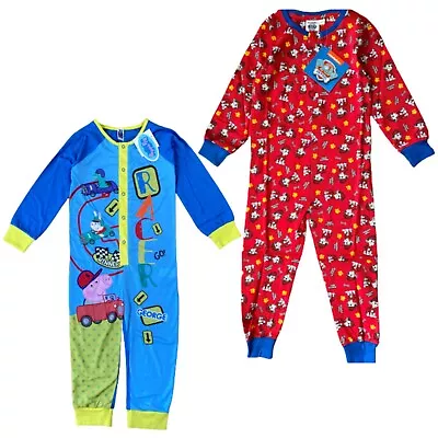 £7.95 • Buy Boys PAW Patrol George Peppa Pig All In One Pyjamas PJs Jumpsuit Romper