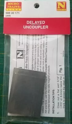 N Micro Trains 988 00 171   Delayed Uncoupler  308  Parts    • $8.90