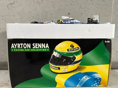 Minichamps F1 1:18 Ayrton Senna Williams Renault FW16 Test Rare! • $212.50