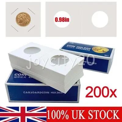 200X Coin Holders Lighthouse 2X2 Flips Quantity Coin Holders 25mm UK STOCK HOT • £10.29