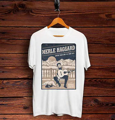 Merle Haggard 1970 Concert T Shirt 1987 Size S-5XL TE9035 • $8.99