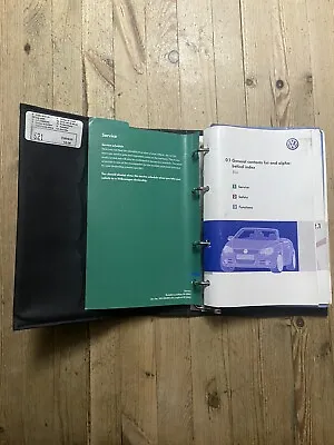 2006-2010 VW EOS OWNERS MANUAL HANDBOOK PACK & WALLET Print 2006 Ref13969 • $46.04