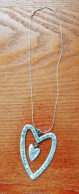 Brighton  Mom You Make The World A Better Place Heart Pendant W/ Sterling Chain! • $25