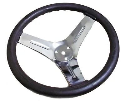 10  Chrome Plated Steel Steering Wheel Go Kart Off Road Cart Manco Dingo Yerf • $35