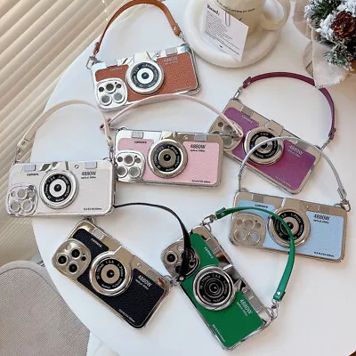 3D Vintage Camera Shockproof Girl Phone Case For IPhone 15 Pro Max 14 13 12 11 • $11.99