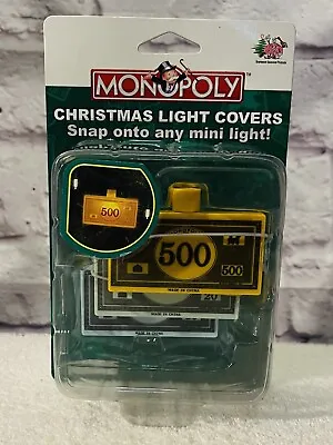 2003 3-Pk Monopoly Money Christmas Light Cover Set Sealed • $12