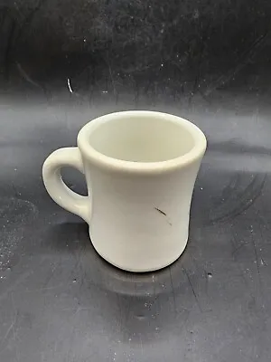 Vtg Victor USA Thick Ceramic Restaurant White Diner Coffee Mug Cup Shaving • $10.79