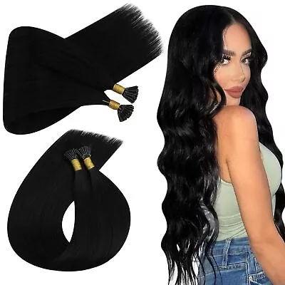 Ugeat 24 Inch I Tip Hair Extensions Human Hair For Black Women Itip Hair Exte... • $60.45