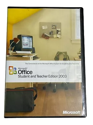 Microsoft Office Student And Teacher Edition 2003 Word Excel W/ Key • $14.99
