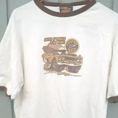 $33.99 • Buy DODGE Super Bee Six Pack 440 Magnum V8 Ringer Vintage T-Shirt XL