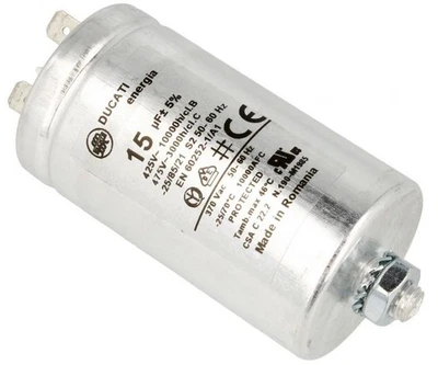 Condensateur Ducati Energia 55 µF – 400/450V, Réf. 416.25.29, Pour Moteurs Et éclairage