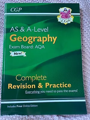 CGP Revision Guide: AS And A Level Geography AQA Complete Revision And Practice • £2