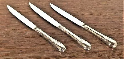 3 X Silver Handled Small Dinner Knives Sheff 1904 MAPPIN & WEBB • £48